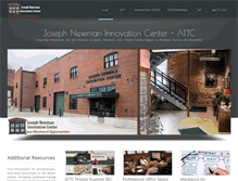 Tablet Screenshot of newmaninnovationcenter.com